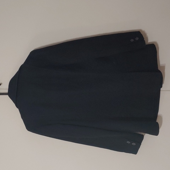 J. Crew Black Women's Black Wool Peacoat Thinsulate Insulation Size M - Picture 4 of 8